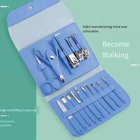 16pcs Professional Manicure & Pedicure Set