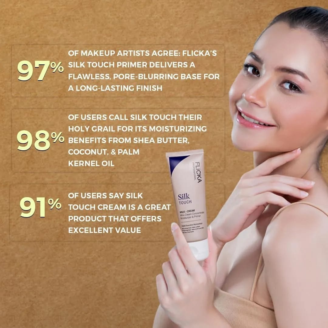 Flicka Silk Touch Milk Cream Moisturizer & Primer