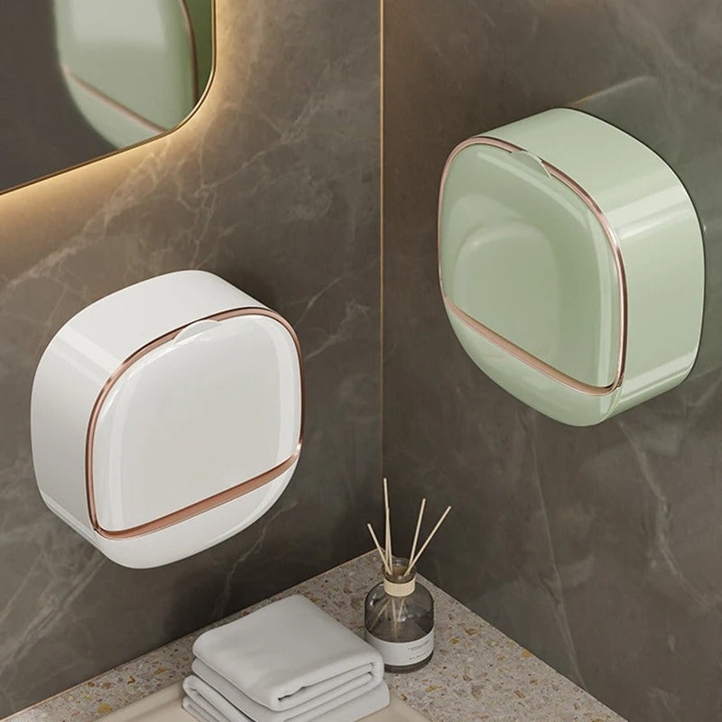 Luxury Soap Holder Punch Free Drain Laundry Soap Box Easy Cleaning
