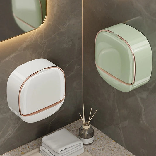 Luxury Soap Holder Punch Free Drain Laundry Soap Box Easy Cleaning