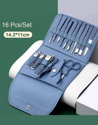 16pcs Professional Manicure & Pedicure Set